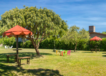 Parque y zona de juegos de Cabañas Dolce Vita